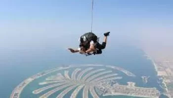 Skydiving at Palm Jumeirah - Viz Travels